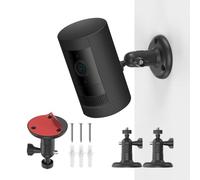 Support de caméra autocollant avec filetage 1/4-20 pouces,support mural pour Ring Stick Up Cam Battery 2nd Gen,Arlo Ultra 2,Arlo Essential Spotlight,support de caméra de surveillance réglable à 360°