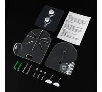 Support de caméra de sécurité en plastique blanc ou transparent | Pas de perçage nécessaire, base solide, convient pour le carrelage, le verre, le métal, installation facile