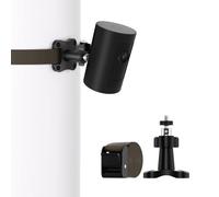Support de caméra de sécurité sans perçage, arbre réglable et poteau avec vis de 6,35 mm pour caméras extérieures et panneaux solaires, compatible avec eufycam/Ring/Blink/Arlo support extérieur