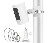 Support de caméra pour Ring Stick Up Cam, support de mât Support de montage mural pour Ring Spotlight Cam Plus/Pro/Panneau solaire/Pan Tilt, Accessoires pour caméra extérieure et intérieure, 1 pièce,