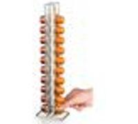 Macom Just Kitchen 601 Totem Coffee Capsules Nespresso Distributeur Porte-capsules pour machines à café, 20 capsules, acier chromé