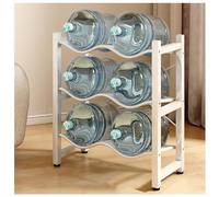 Support de carafe d'eau robuste pour bouteilles de 10 à 18 litres, support de rangement en plastique robuste pour la maison, la cuisine, le bureau, le garage, étagère distributeur d'économie d'espace