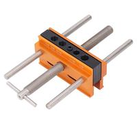 Support de centrage pour chevilles en aluminium, réglable, avec 6 douilles