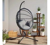 vidaXL Standard pour chaise suspendue – Acier – Anthracite – Sélectionné