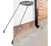 Support de cheminée en Acier Inoxydable avec vis incluses. Compatible avec Les conduits de poêle à Bois et de chaudière Murale de 7,6 à 30,5 cm (3 à 12 Pouces). Support de toiture Robuste. C