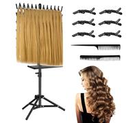 Support de cheveux tressés - Rack de séparateur de cheveux amovible, accessoire de coiffage portable, outil de sectionnement, usage domestique polyvalent pour salon, conception de facil