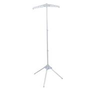 Support de Cintre pour Défroisseur Vapeur Pliable, en Alliage D'aluminium | Hauteur Réglable 74 à 147cm, Structure Trépied Stable, Rangement Rapide, pour Placard et Boutique