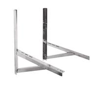 Support de climatiseur | Support de climatiseur split | Support pliable multifonction en acier inoxydable pour chauffage mural divisé, montage extérieur