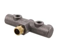 Support de Compresseur en Fonte à 6 Trous avec Filetage Mâle 20 MM | Conception Six Ports, Structure en Barre Transversale, Remplace Facilement, pour Atelier et Environnements Exigeants
