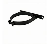 Support de Conduit de Fumée Support Mural Collier de Serrage Équerre de Fixation avec Bande de Serrage et Perçages pour Pose Stable Du Tuyau Adapté , Diamètre 200