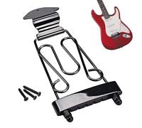 Support de cordes de guitare, pont de cordes de remplacement, jeu de pièces à 6 cordes avec stabilité, construction en métal solide, fonction d'installation facile, outil de réparation d'instruments