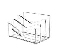 Support de courrier à 3 sections - Trieur de lettres - Organiseur d'enveloppes pour lettres, cartes postales et documents - Planificateur acrylique