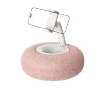 Support de coussin pour tablette - Réglable et pliable - Rotation à 360 ° - Coussin en peluche douce pour smartphone et tablette - Pour lit, lecture, canapé, bureau, siège de voiture