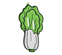 Support de cuillère de cuisine, dessin animé en caoutchouc souple, résistant à la chaleur, imperméable, style pastèque, chou chinois, aubergine, pour comptoir, table, cuisine, maison, spatule