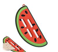 Support de cuillère de cuisine, dessin animé en caoutchouc souple, résistant à la chaleur, imperméable, style pastèque, chou chinois, aubergine, pour comptoir, table, cuisine, maison, spatule
