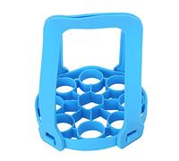 Support de cuiseur à vapeur en Silicone à 9 trous, Anti-brûlure, autocuiseur, coussin d'isolation thermique (Bleue)