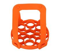 Support de cuiseur à vapeur en Silicone à 9 trous, Anti-brûlure, autocuiseur, coussin d'isolation thermique (Orange)
