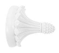 Support de Décoration Murale en Résine Blanche, Étagère de Rangement | Décor Européen, Montage Mural, Rangement Divers, Charge Solide, pour Parfums et Jardinière, Style Sobre
