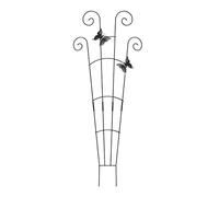 Support de d'escalade de jardin en métal | Iron, 76 x 30 cm | Treillis extensible pour les vignes | Monstera Rose Ivy Clematis Stake, clôture de lit de fleurs