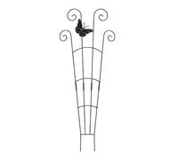 Support de d'escalade de jardin en métal | Iron, 76 x 30 cm | Treillis extensible pour les vignes | Monstera Rose Ivy Clematis Stake, clôture de lit de fleurs