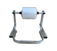 Support de distributeur de rouleau de papier bulle, support d'emballage manuel pour film étirable, support d'isolation EPE pour l'emballage