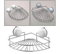 Support De Douche À Ventouse Durable ¿ Organiseur De Bain Élégant En Métal Pour Shampoing, Savon Et Plus Encore ¿ Aucun Perçage Requis