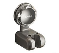 Support de douche à ventouse pivotant à 360° - Blanc crème - Gris métallisé | Rotation complète à 360 degrés, réglage multi-angle, direction de douche personnalisable, confort optimal