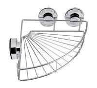 Support de douche d'angle ventouse Triangle ¨¦tag¨¨re de douche d'angle en acier inoxydable organisateur de rangement de douche fix¨¦ au mur pour salle de bain, cuisine, toilette