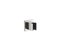 Support de douche Dornbracht, rosace angulaire 60x60mm, 28050980-06, Couleur: Platine Mat