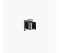 Support de douche Dornbracht, rosace angulaire 60x60mm, 28050980-99, Couleur: foncé Platine mat