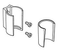 Support de douche Hansgrohe Axor complet 96295000 chromé , pièce de rechange