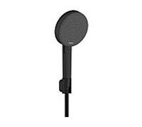 Support de douche Hansgrohe Raindance Alive Select S 24612670, pommeau de douche 125 mm, 3 jets, noir mat