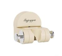 Support de douche rotatif à 360° - Support de douche rotatif à 360° - Blanc | Rotation à 360 degrés, angle de faisceau réglable, positionnement flexible, mouvement lisse, connecteur standard