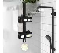 Support de Douche Suspendu Salle de Bain Acier Inoxydable 304 Brossé vidaXL