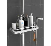 Support de Douche - XVX - Étagère sans Perçage - Plastique ABS - Séchage Rapide - Grande Capacité