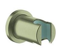 Support de douchette à main GROHE Rainshower, non réglable, rosace ronde, nickel brossé