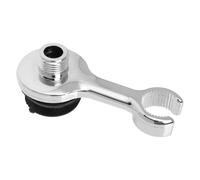Support de Douchette à Main Réglable Argenté, pour Bac à Shampoing | Abs, Installation Rapide, Ouverture D’environ 2cm, Support Stable pour Coiffeurs et Barbiers Couleur Aléatoire