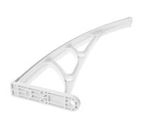 Support de Fenêtre à Auvent PVC Blanc, Support Renforcé pour Porte | Démontage Facile, pour Auvents Variés, Usage Commercial et Résidentiel