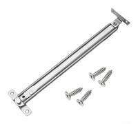 Support de fenêtre en acier inoxydable 304 pour battant suspendu, support coulissant réglable avec profil peu encombrant, finition argentée (D)