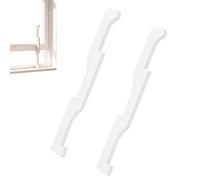 Support de fenêtre réglable rustique sans perçage 41,9 cm | Lot de 2 barres de sécurité pour fenêtre pour placard, terrasse, cuisine, douche, appartement, maison, camping-car