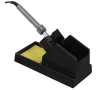 Support de Fer à Souder avec Éponge pour Stylo à Graver Bois | Base Aluminium Robuste, Station Métal Réglable, Rangement Sécurisé, Nettoyage des Pointes, Établi Atelier, Pyrogravure