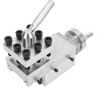 Support de fixation à vis, système de changement rapide, 60 x 60 mm, compatible avec les tours de 210, 8 x 16, 220 x 400, 220 x 600, 220 x 750 – Efficace et fiable