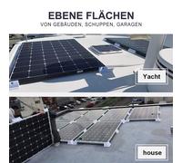 Support de fixation ABS enjoy solar® pour module solaire, noir, 550 mm, pour camping-car, 0 % de TVA.
