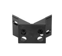 Support de fixation pour camera Steinel - 630560 - Support Mural pour Coin de Type EWH 07 Plastique Noir 5,3 x 9 x 5 cm