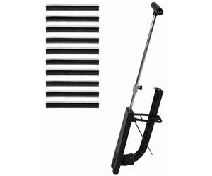 Support de fixation pour plancher chauffant, 90 cm, pour tubes de 16-20 mm, avec 500 fixations