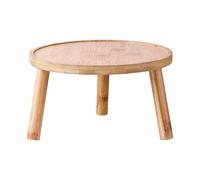 Support de Fleur Mini Tabouret en Bois Porte-Plante Étagère à Fleurs Piédestal Pot à Plantes Structure Stable Convient à Décoration de Bureau Salon en, Couleur du Bois