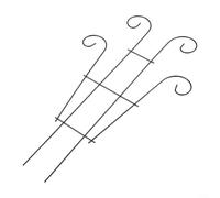 Support de fleurs en fer pour plantes grimpantes et vignes, treillis de jardin pour fleurs en pot et en terre dans n'importe quel climat