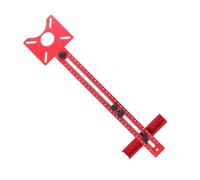 Support de fraisage - Jauge circulaire de défonceuse - Rail de guidage réglable - Accessoire de travail du bois compact multifonction - Accessoires d'outils de travail du bois de précision pour coupe