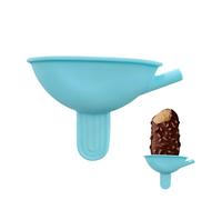 Support de Glace en Silicone, Silicone Réutilisable Anti-Goutte Avec Paille, Manchons À Glaces, pour Enfant Adulte Maison École Voyage Plage Vacances Pique-Nique