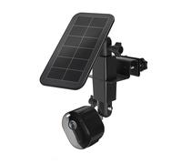 Support de gouttière 2 en 1 pour panneau solaire Arlo, Arlo Pro 3/Arlo Ultra/Arlo Ultra 2/Arlo Essential/Arlo Pro 4/eufyCam,Accessoires de montage extérieur pour Arlo Pro 4 et Arlo Solar Panel (noir)